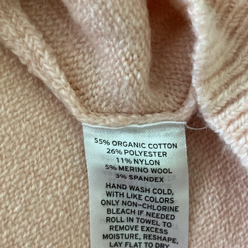 NWT Treasure & Bond long sleeve crew neck peach sweater - Picture 8 of 8